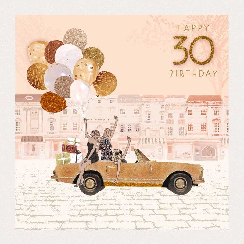 Female Age Birthday - 30th | Hammond Gower | Greeting Cards | Thirty 16 Williamstown