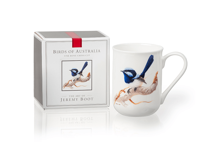 Fine Bone China Cup - Blue Wren | Jeremy Boot Collections | Mugs & Cups | Thirty 16 Williamstown