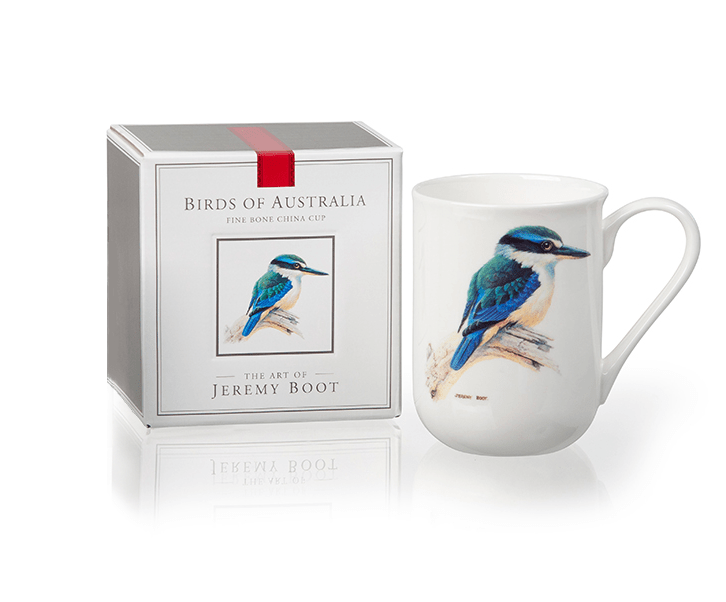 Fine Bone China Cup - Sacred Kingfisher | Jeremy Boot Collections | Mugs &amp; Cups | Thirty 16 Williamstown