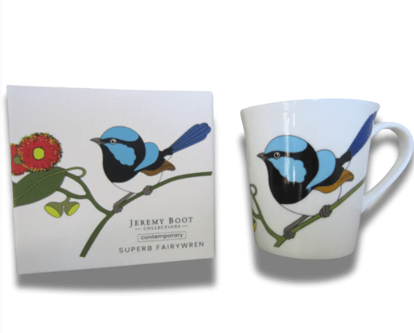 Fine Bone China Cups - Superb Fairywren | Jeremy Boot Collections | Mugs &amp; Cups | Thirty 16 Williamstown