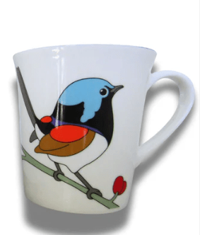 Fine Bone China Cups - Variegated Fairywren | Jeremy Boot Collections | Mugs &amp; Cups | Thirty 16 Williamstown