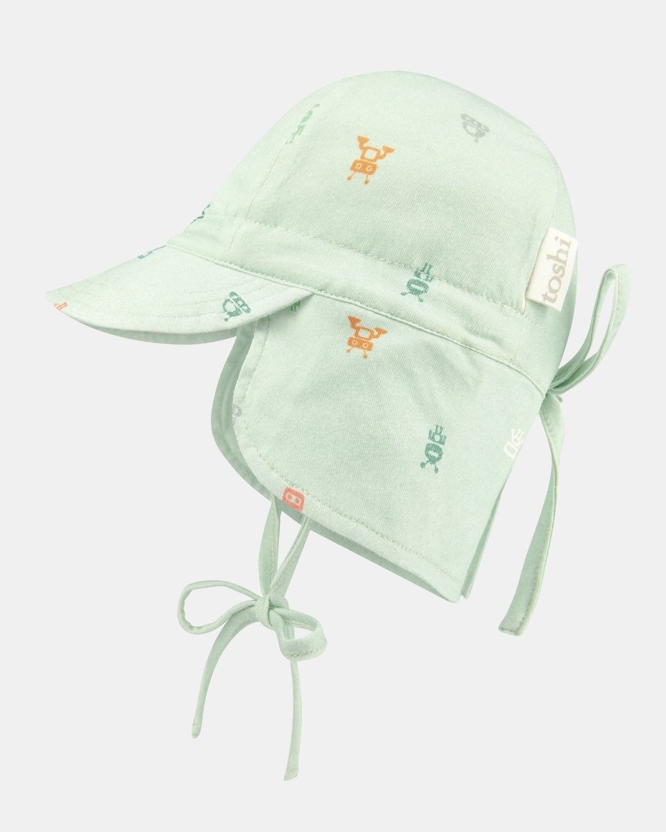 Flap Cap Bambini - Cyborg Thyme | Toshi | Baby & Toddler Hats & Beanies | Thirty 16 Williamstown