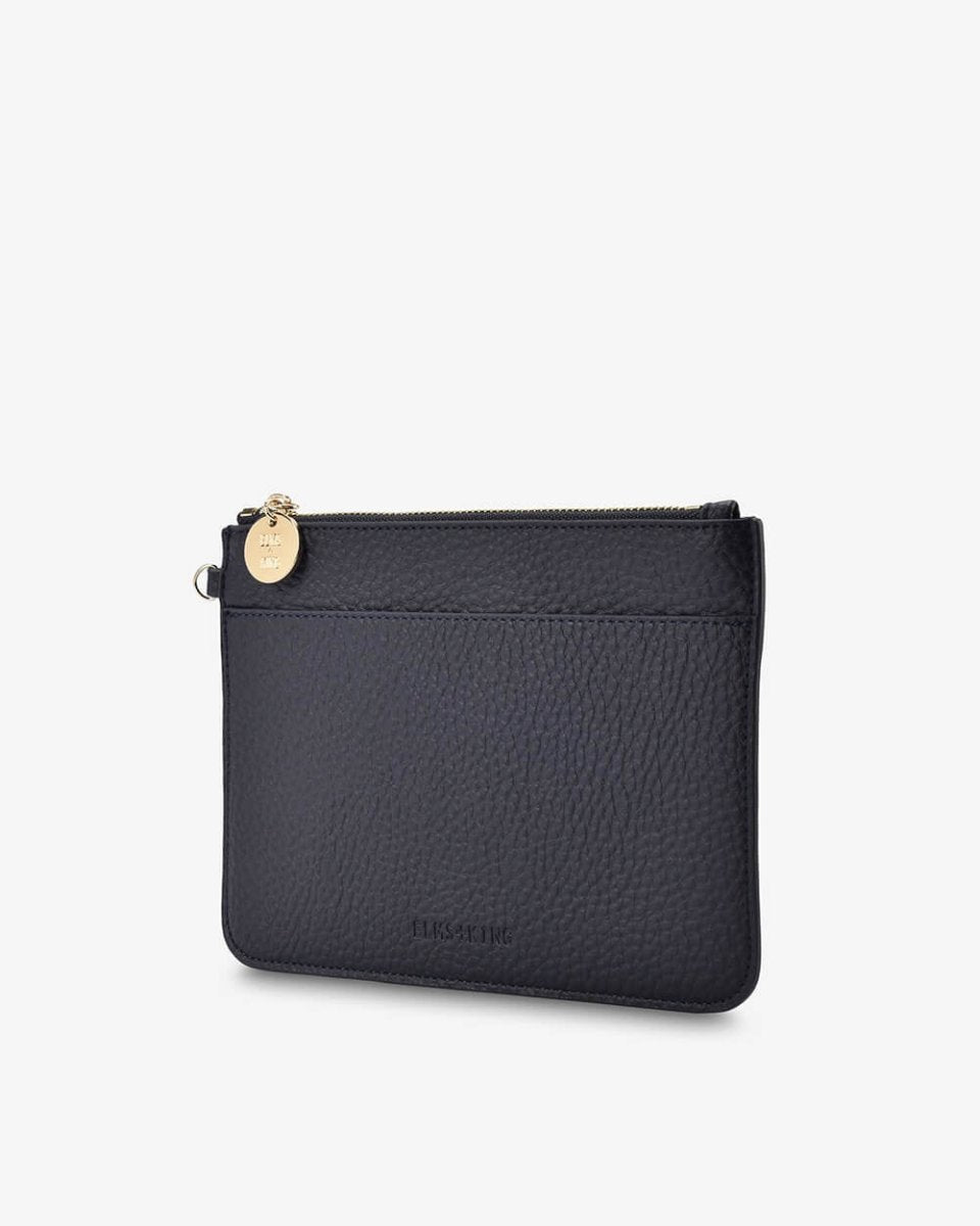 Flat Pouch - Navy | Elms + King | Handbags | Thirty 16 Williamstown