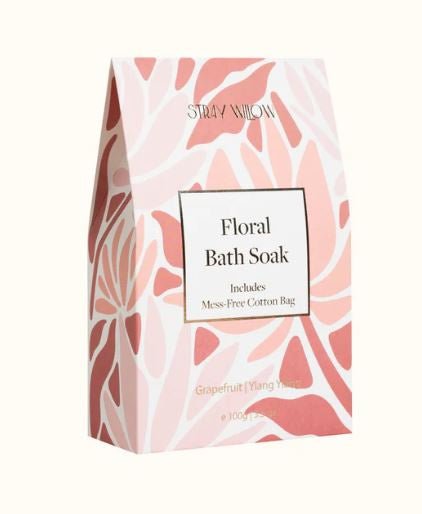 Floral Bath Soak - Grapefruit &amp; Ylang Ylang | Stray Willow | Bath &amp; Body | Thirty 16 Williamstown