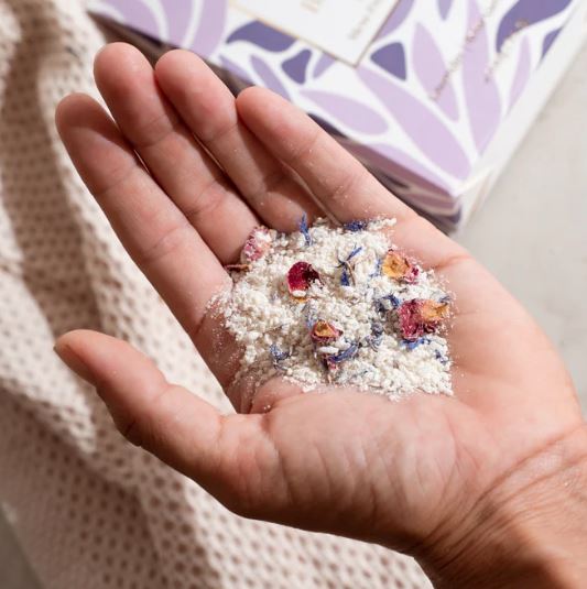 Floral Bath Soak - Lavender &amp; rose Geranium | Stray Willow | Bath &amp; Body | Thirty 16 Williamstown
