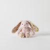 Floral Bunny Rattle Small - Pink | Jiggle &amp; Giggle | Comforters, Teethers &amp; Rattles | Thirty 16 Williamstown