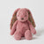 Floral Medium Bunny Plush Toy - Raspberry | Jiggle & Giggle | Toys | Thirty 16 Williamstown