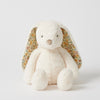 Floral Medium Bunny Plush Toy - White | Jiggle &amp; Giggle | Toys | Thirty 16 Williamstown