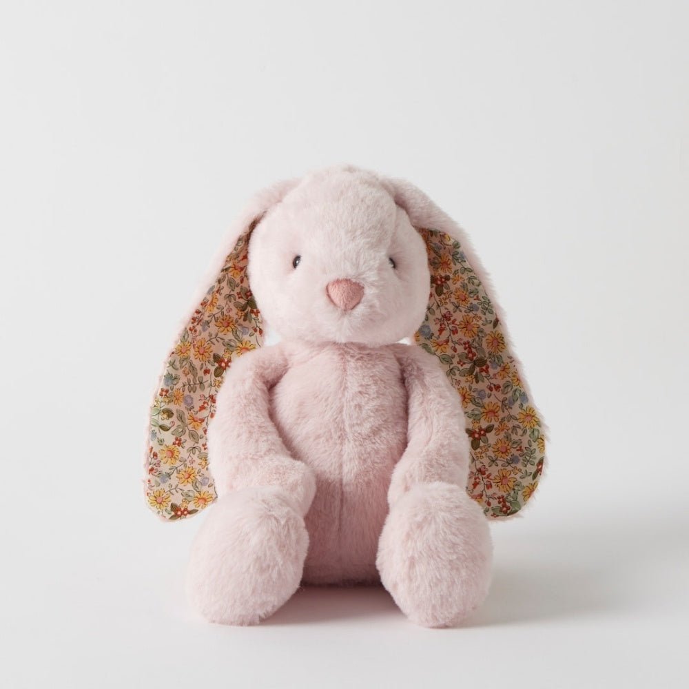 Floral Pink Bunny Plush Toy | Jiggle & Giggle | Toys | Thirty 16 Williamstown