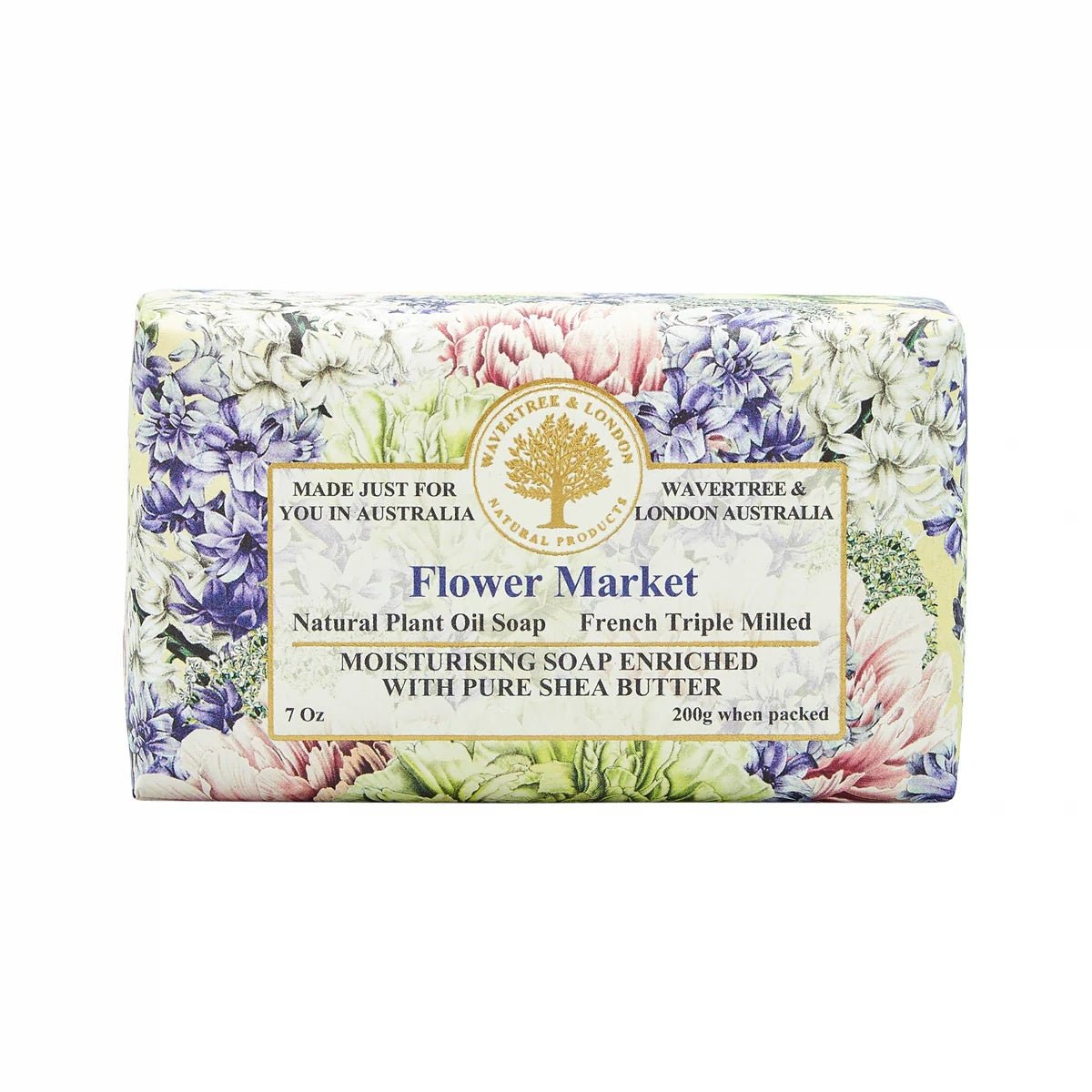 Flower Market Soap Bar 200g | Wavertree & London | Soaps | Thirty 16 Williamstown
