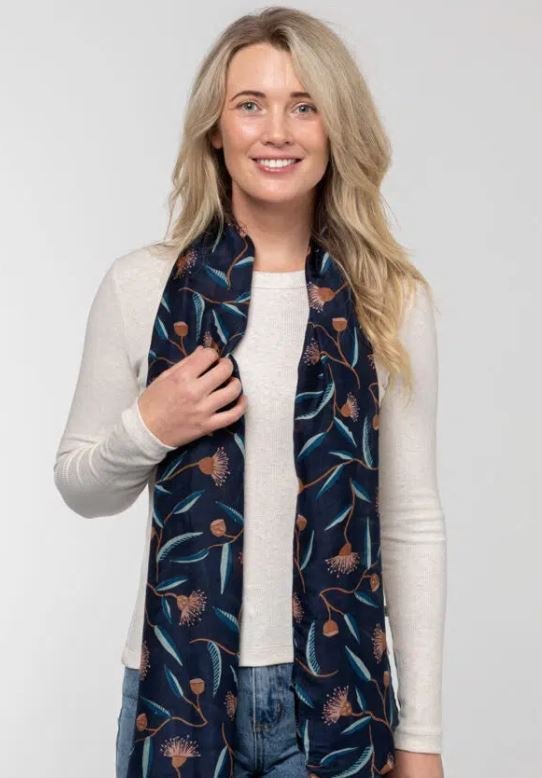 Flowering Gum Silk Scarf | Indus | Beanies, Scarves & Gloves | Thirty 16 Williamstown