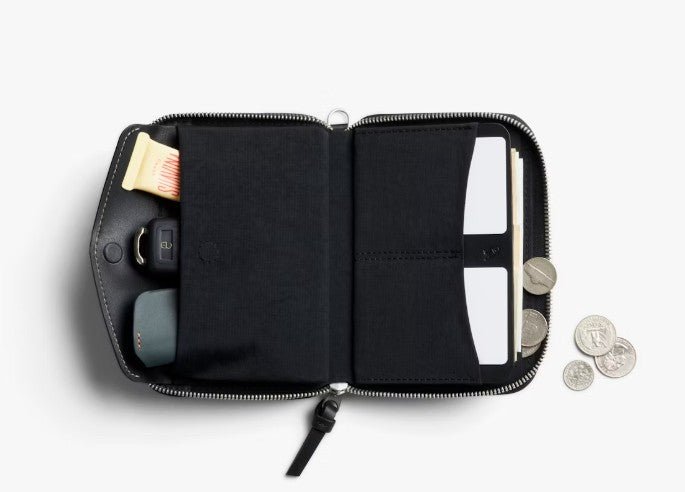 Folio Wallet - Black | Bellroy | Travel Wallets &amp; Accessories | Thirty 16 Williamstown