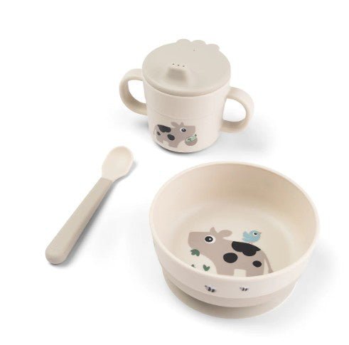 Foodie 1st Meal Set - Tiny Farm Sand | Done By Deer | Children's Dinnerware | Thirty 16 Williamstown