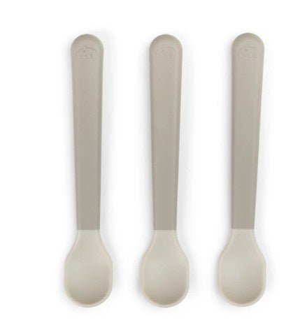 Foodie Easy Grip Spoons 3 pack - Sand | Done By Deer | Children's Dinnerware | Thirty 16 Williamstown