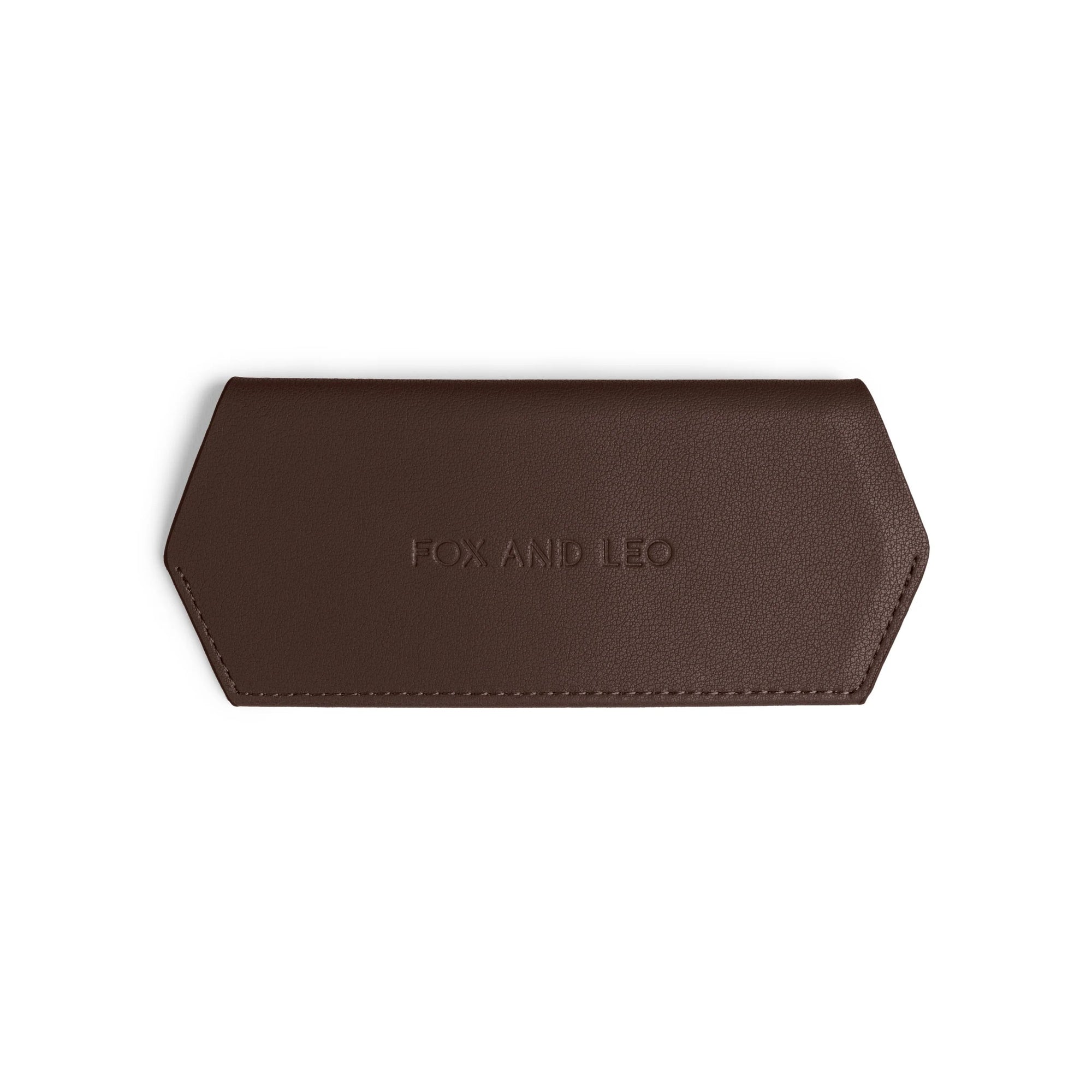 Slimline Glasses Case - Chocolate