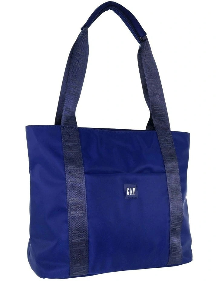 Nylon Fashion Tote Bag - Navy