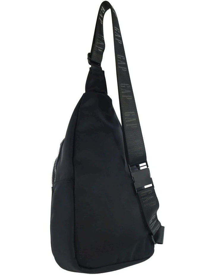 Nylon Sling Bag - Black