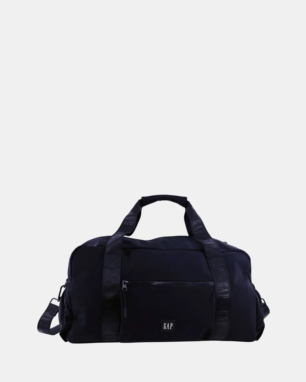 Nylon Travel Overnight Bag - Black