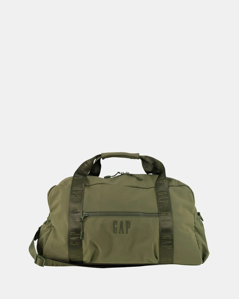 Nylon Travel Overnight Bag - Khaki
