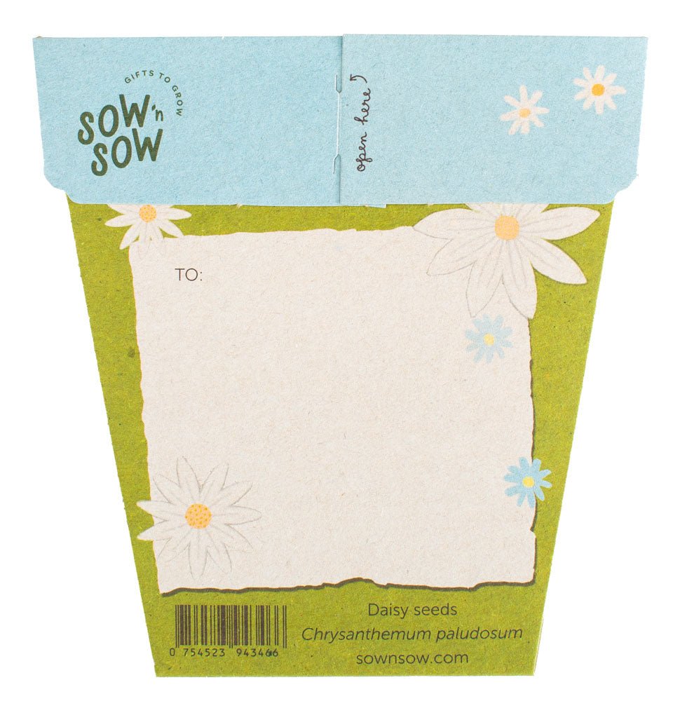 Gift of Seeds Card - Daisy | Sow 'n Sow | Home Garden | Thirty 16 Williamstown