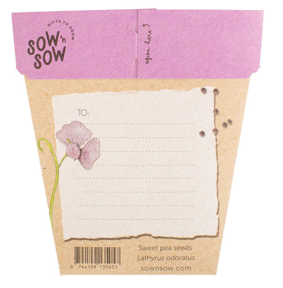 Gift of Seeds Card - Sweet Peas | Sow 'n Sow | Home Garden | Thirty 16 Williamstown