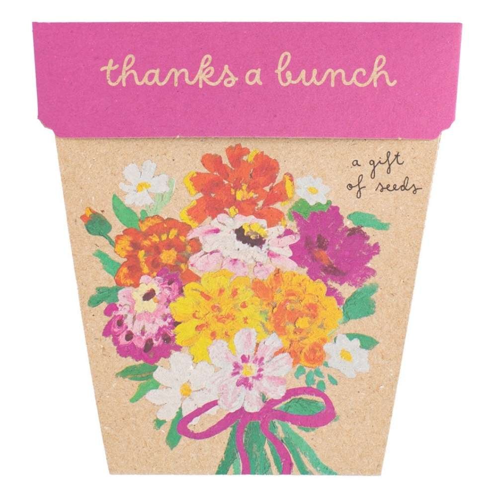 Gift of Seeds Card - Thanks a Bunch | Sow 'n Sow | Cards/Gift Wrap | Thirty 16 Williamstown