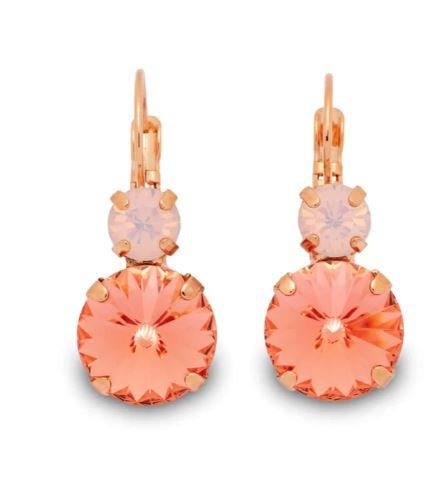 Gisele Drop Earrings - Rose Peach | French Attic | Jewellery | Thirty 16 Williamstown