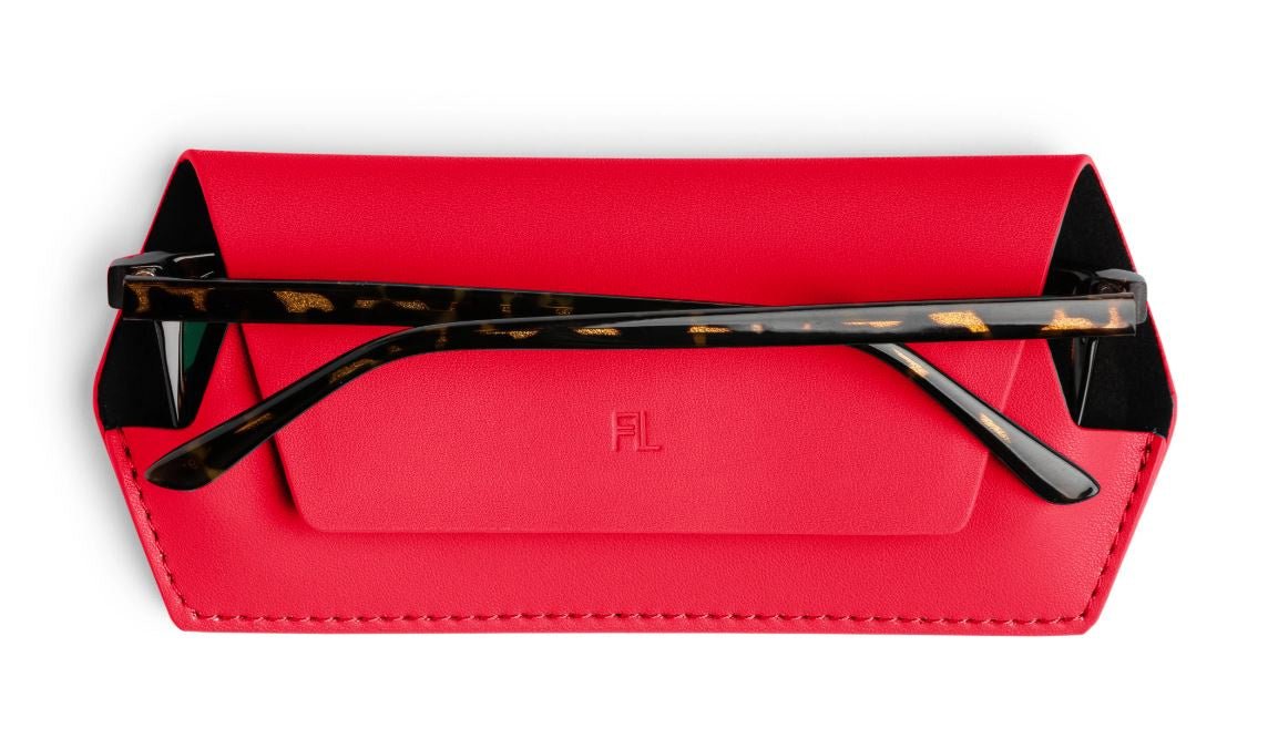 Glasses Case - Red | Fox and Leo | Women's Accessories | Thirty 16 Williamstown