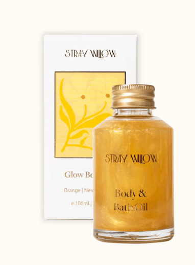 Glow Shimmer Body Oil | Stray Willow | Bath &amp; Body | Thirty 16 Williamstown