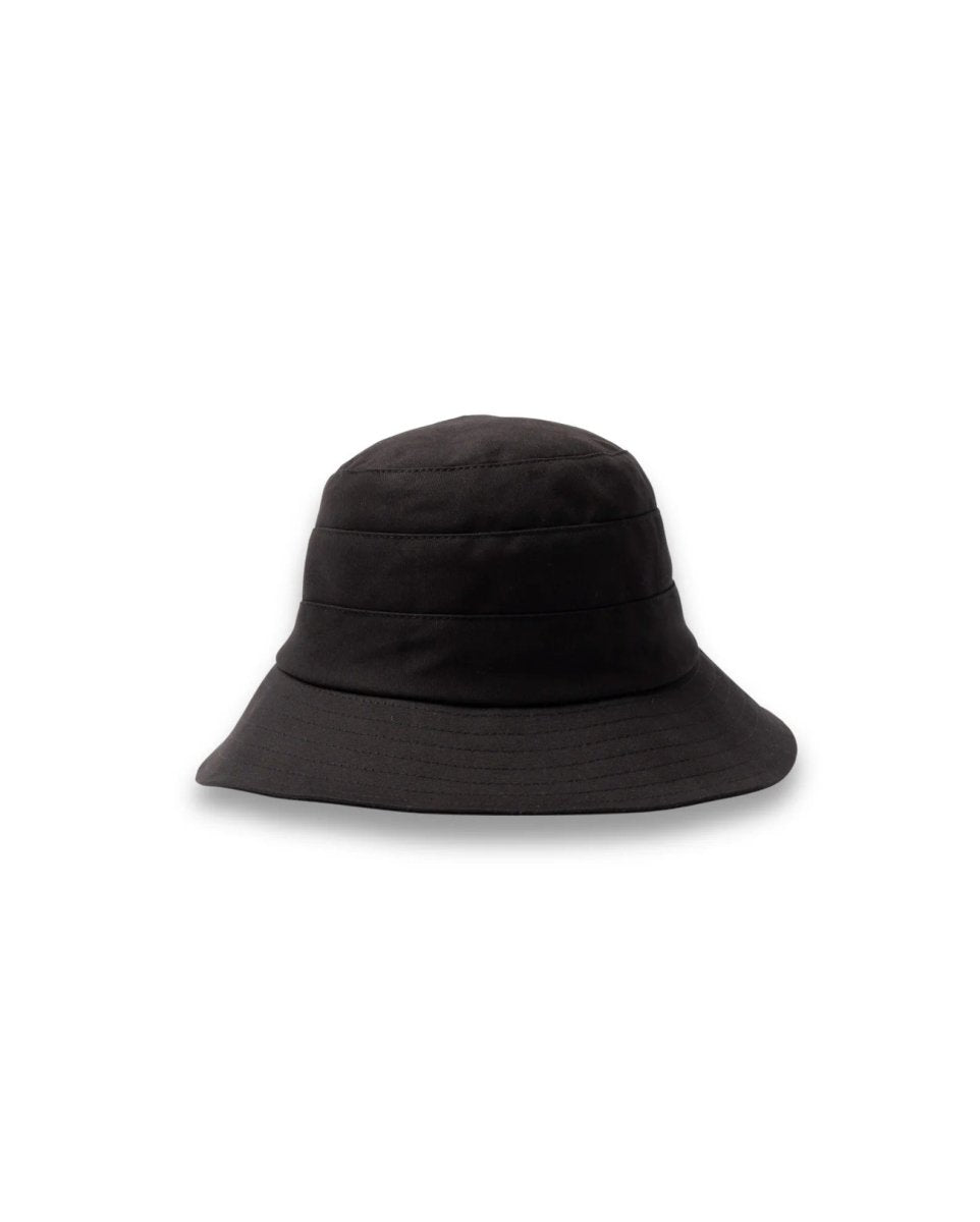 Golf Cotton Bucket - Black | Cancer Council | Sun Hats | Thirty 16 Williamstown