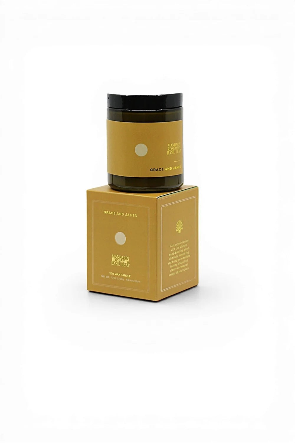 Candle 200g - Mandarin, Rosemary &amp; Basil