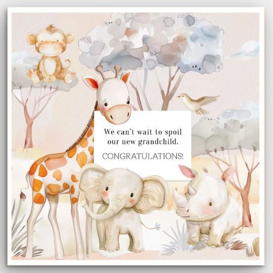 Greeting Card - Baby New Grandparent | Basically Paper | Greeting Cards | Thirty 16 Williamstown