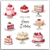 Greeting Card - Birthday Cakes | Basically Paper | Greeting Cards | Thirty 16 Williamstown