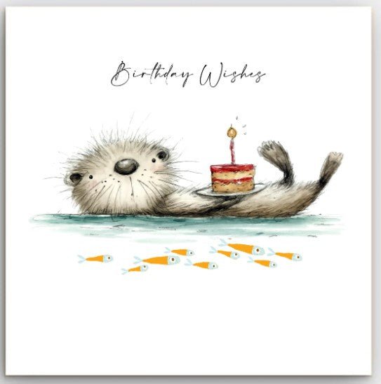Greeting Card - Birthday Otter | Basically Paper | Greeting Cards | Thirty 16 Williamstown