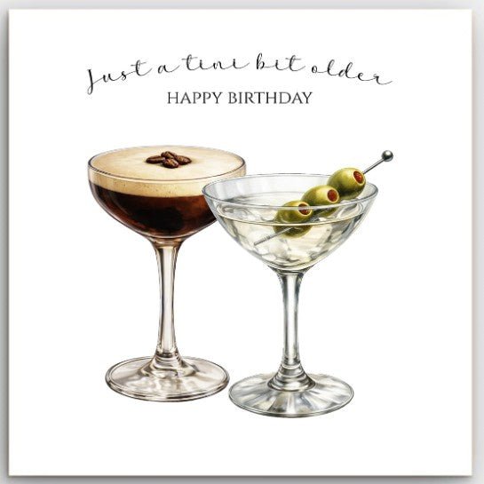 Greeting Card - Birthday Tini | Basically Paper | Greeting Cards | Thirty 16 Williamstown