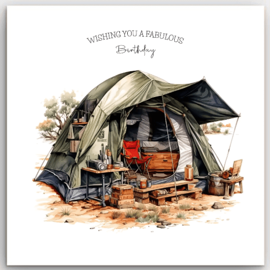 Greeting Card - Camping 2 | Basically Paper | Greeting Cards | Thirty 16 Williamstown
