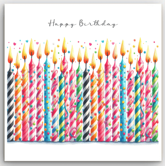 Greeting Card - Candles 1 | Basically Paper | Greeting Cards | Thirty 16 Williamstown