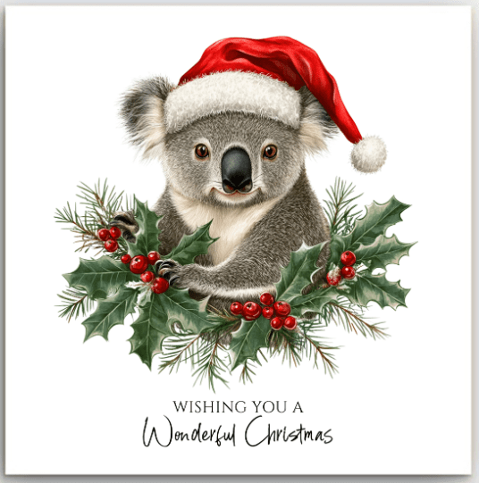 Greeting Card - Christmas "Koala" | Basically Paper | Greeting Cards | Thirty 16 Williamstown