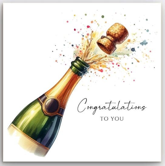 Greeting Card - Congratulations Cork | Basically Paper | Greeting Cards | Thirty 16 Williamstown