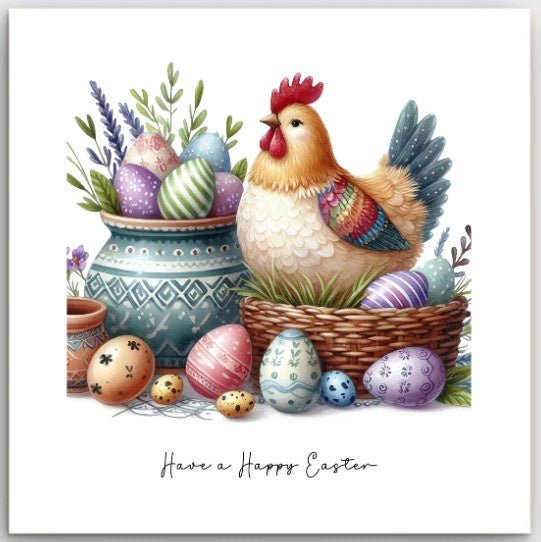 Greeting Card - Easter Hen | Basically Paper | Greeting Cards | Thirty 16 Williamstown