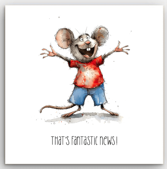 Greeting Card - Fantastic News | Basically Paper | Greeting Cards | Thirty 16 Williamstown