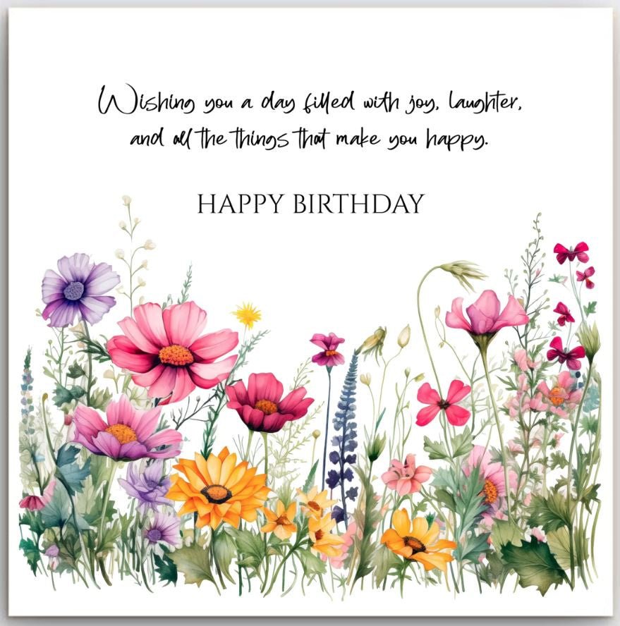 Greeting Card - Happy Birthday | Basically Paper | Greeting Cards | Thirty 16 Williamstown