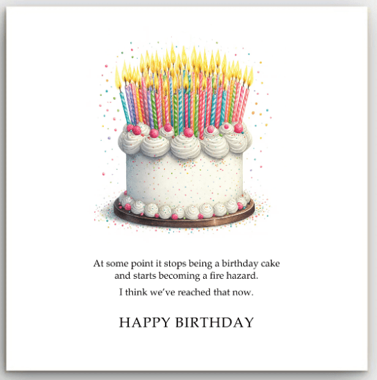 Greeting Card - Happy Birthday Fire Hazard | Basically Paper | Greeting Cards | Thirty 16 Williamstown
