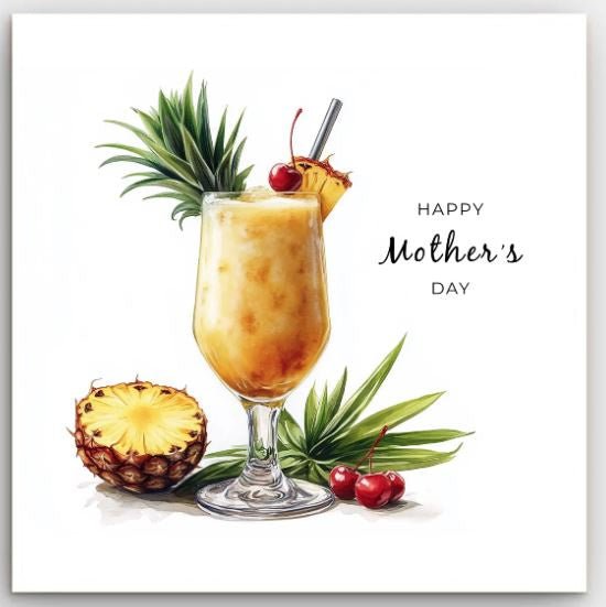 Greeting Card - Mother's Day Cocktail | Basically Paper | Greeting Cards | Thirty 16 Williamstown