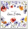 Greeting Card - Wildflowers (Happy Birthday) | Basically Paper | Greeting Cards | Thirty 16 Williamstown