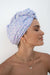 Hair Towel Wrap - Riva Lavender Geo | Louvelle | Hair Wraps | Thirty 16 Williamstown