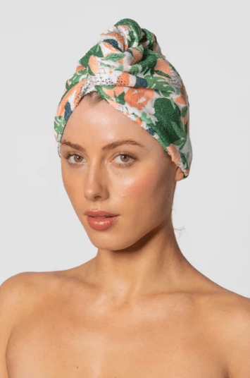 Hair Towel Wrap - Riva Peach Bellini | Louvelle | Hair Wraps | Thirty 16 Williamstown
