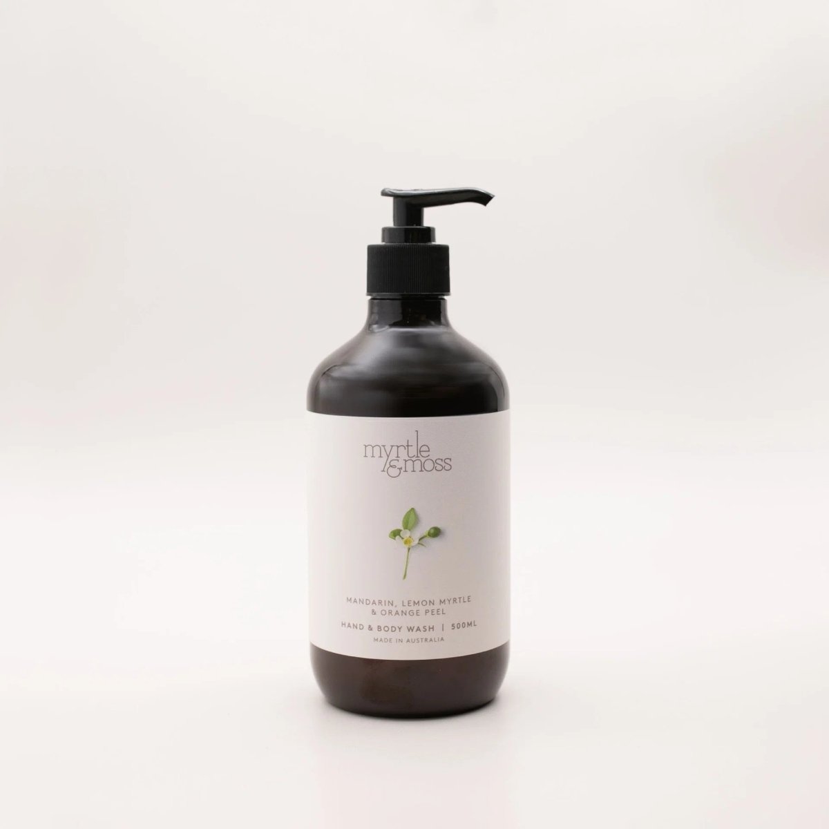 Hand &amp; Body Wash 500ml - Mandarin, Lemon Myrtle &amp; Orange Peel | Myrtle &amp; Moss | Body Lotion &amp; Wash | Thirty 16 Williamstown
