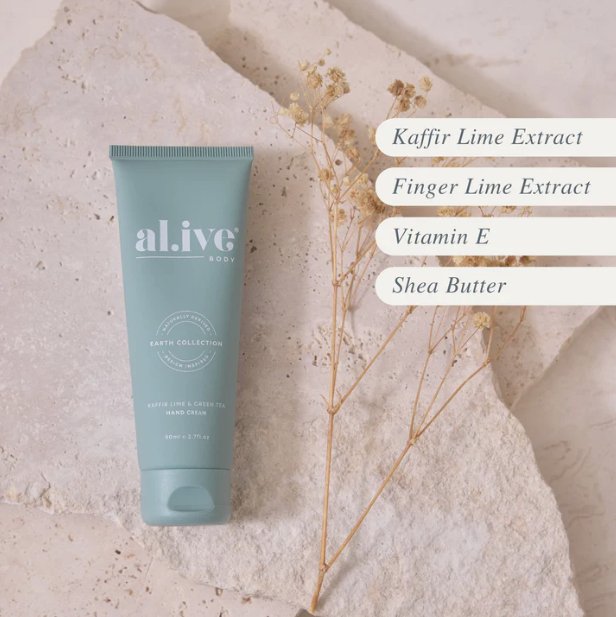 Hand Cream - Kaffir Lime & Green Tea | Al.ive Body | Body Lotion & Wash | Thirty 16 Williamstown