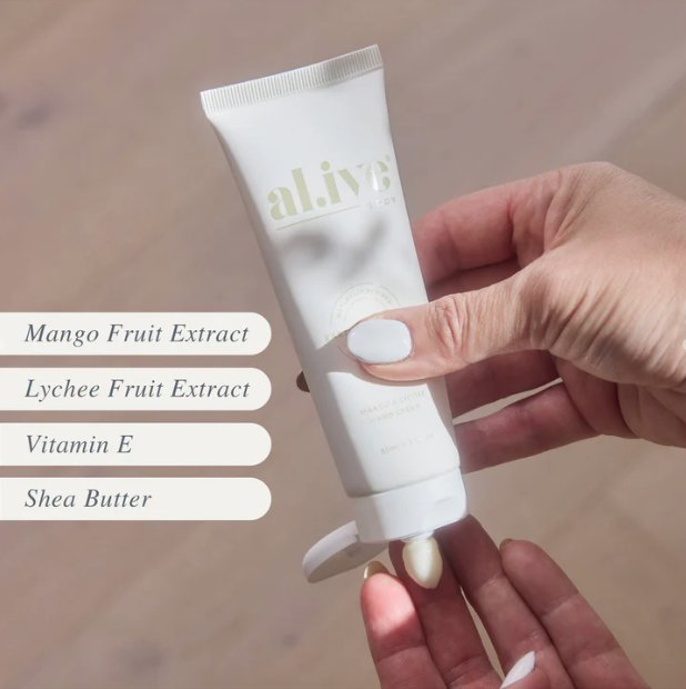 Hand Cream - Mango & Lychee | Al.ive Body | Body Lotion & Wash | Thirty 16 Williamstown